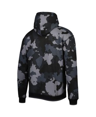 Men's Black New England Patriots Camo Pullover Hoodie