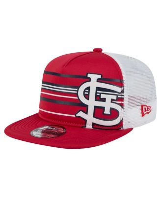 New Era - Men's Red St. Louis Cardinals 9FIFTY A-Frame Trucker Snapback Hat