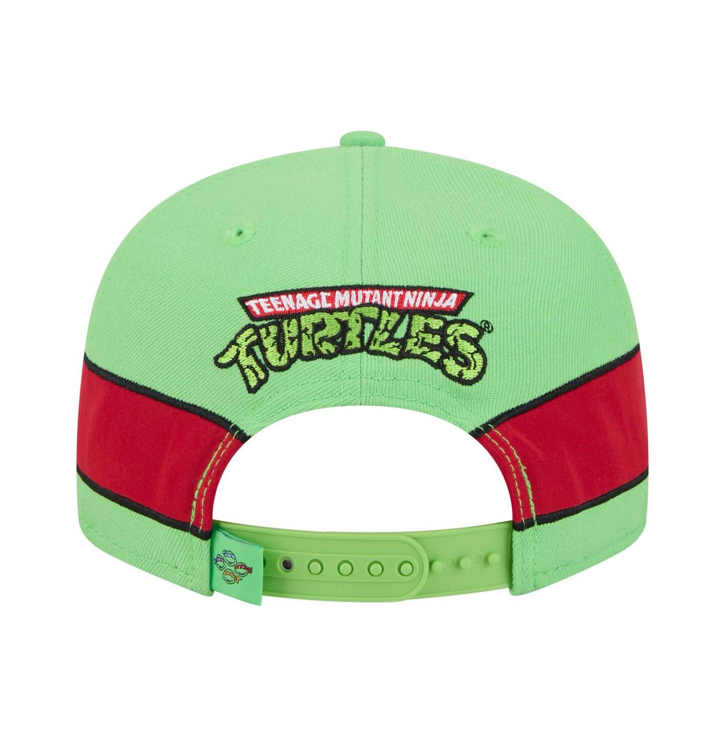 Мужская кепка New Era Green Teenage Mutant Ninja Turtles Raphael 9Fifty Snapback Hat — фото 3