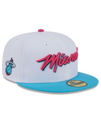 New Era - Men's White Miami Heat 2024/25 City Edition Alternate 59FIFTY Fitted Hat