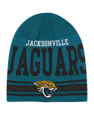 Outerstuff - Big Boys and GIrls Teal Jacksonville Jaguars Retro Knit Beanie