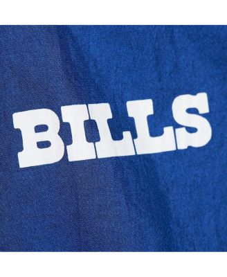 Women's Royal Buffalo Bills Nylon Cropped Full-Zip Jacket