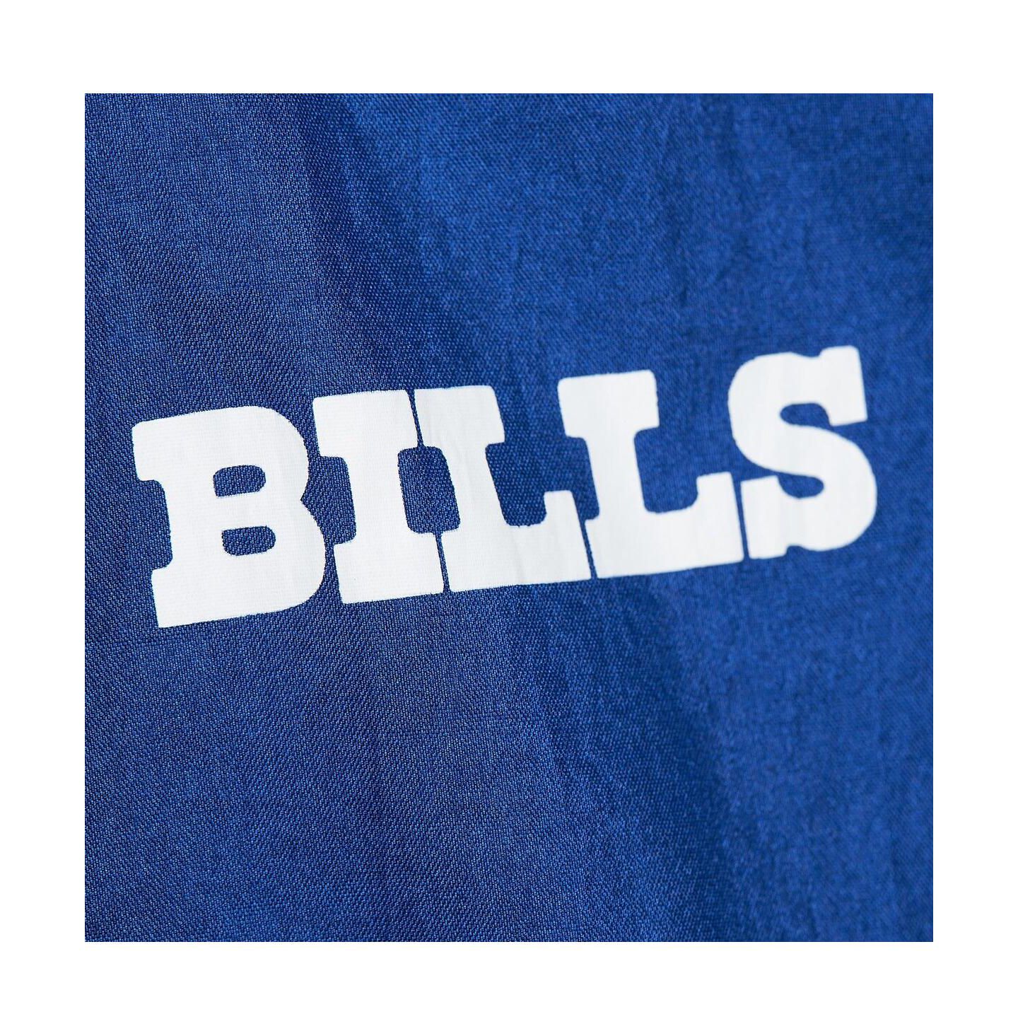 Женская куртка Mitchell & Ness Royal Buffalo Bills Nylon Cropped Full-Zip — фото 2