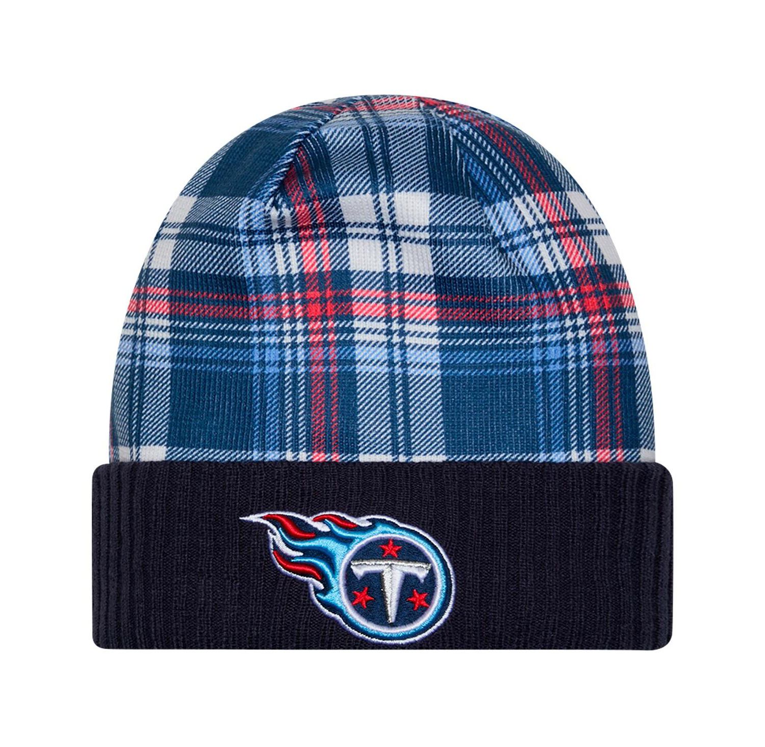 Men's Navy Tennessee Titans Sideline Statement Cuffed Knit Hat