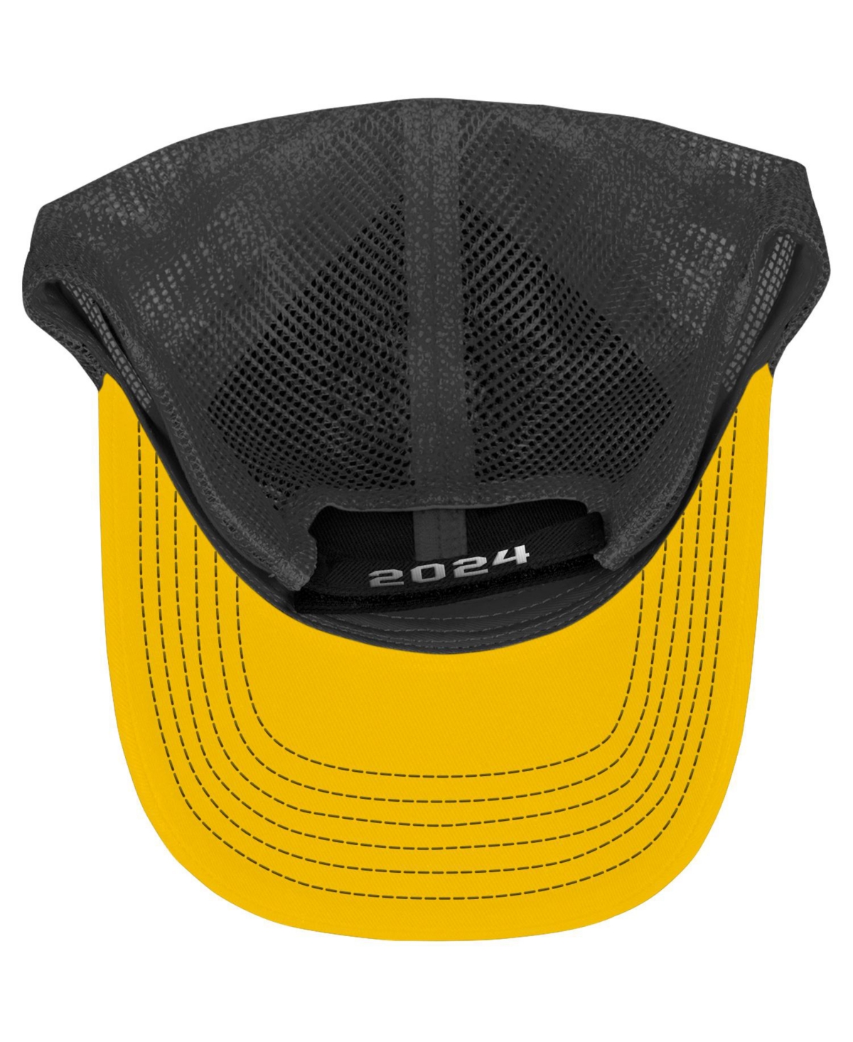 Team Penske Men's Checkered Flag Sports Black Joey Logano 2024 Nascar Cup Series Champion Trophy Adjustable Hat In Black