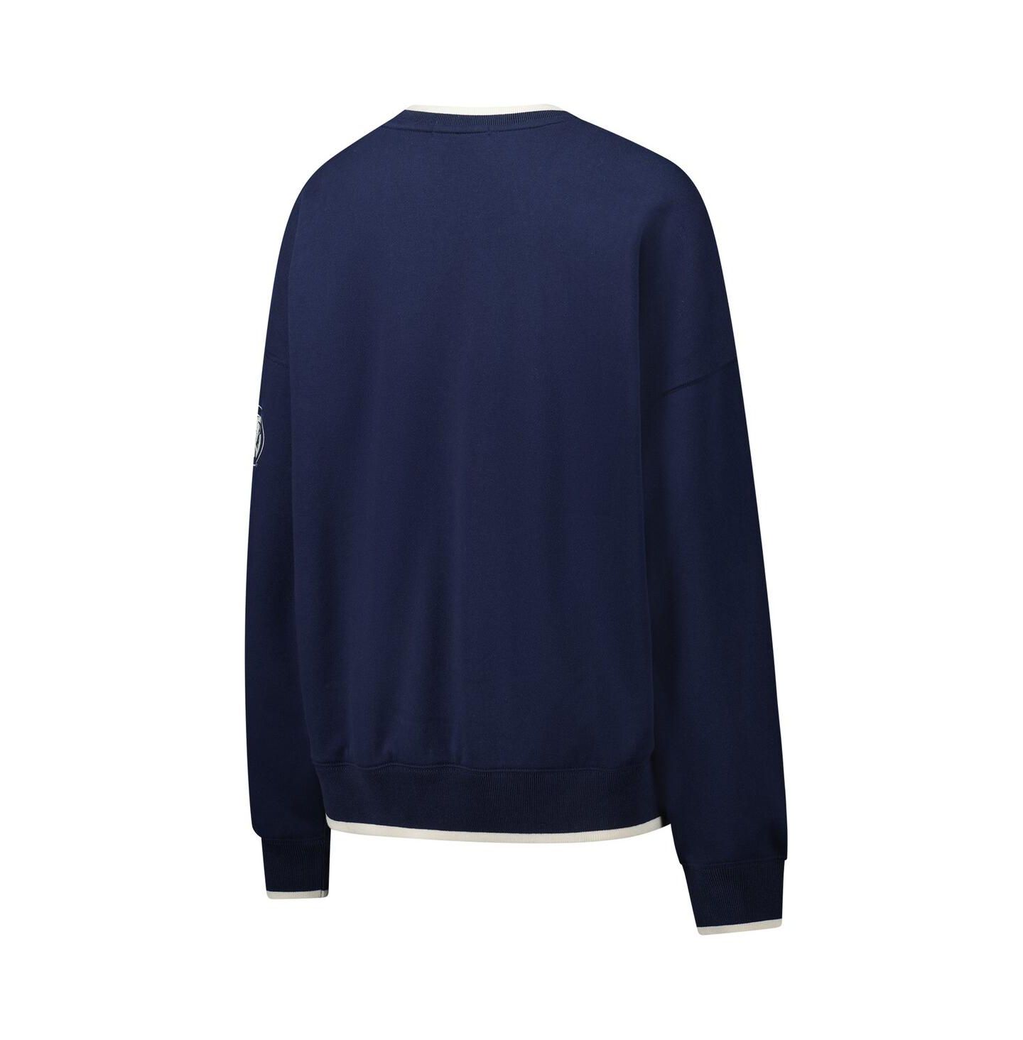 Женская толстовка '47 Brand Navy Auburn Tigers Clubhouse Daze Eighties V-Neck Pullover — фото 2