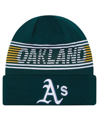 New Era - Men's Green Oakland Athletics Authentic Collection Cuffed Knit Hat