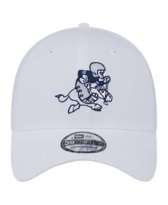 Men's White Dallas Cowboys Throwback 39THIRTY Flex Hat