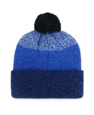Men's Royal Chicago Cubs Darkfreeze Cuffed Knit Hat with Pom