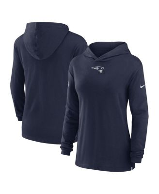 Nike - Women's Navy New England Patriots Sideline Performance Long Sleeve HoodieT-shirt