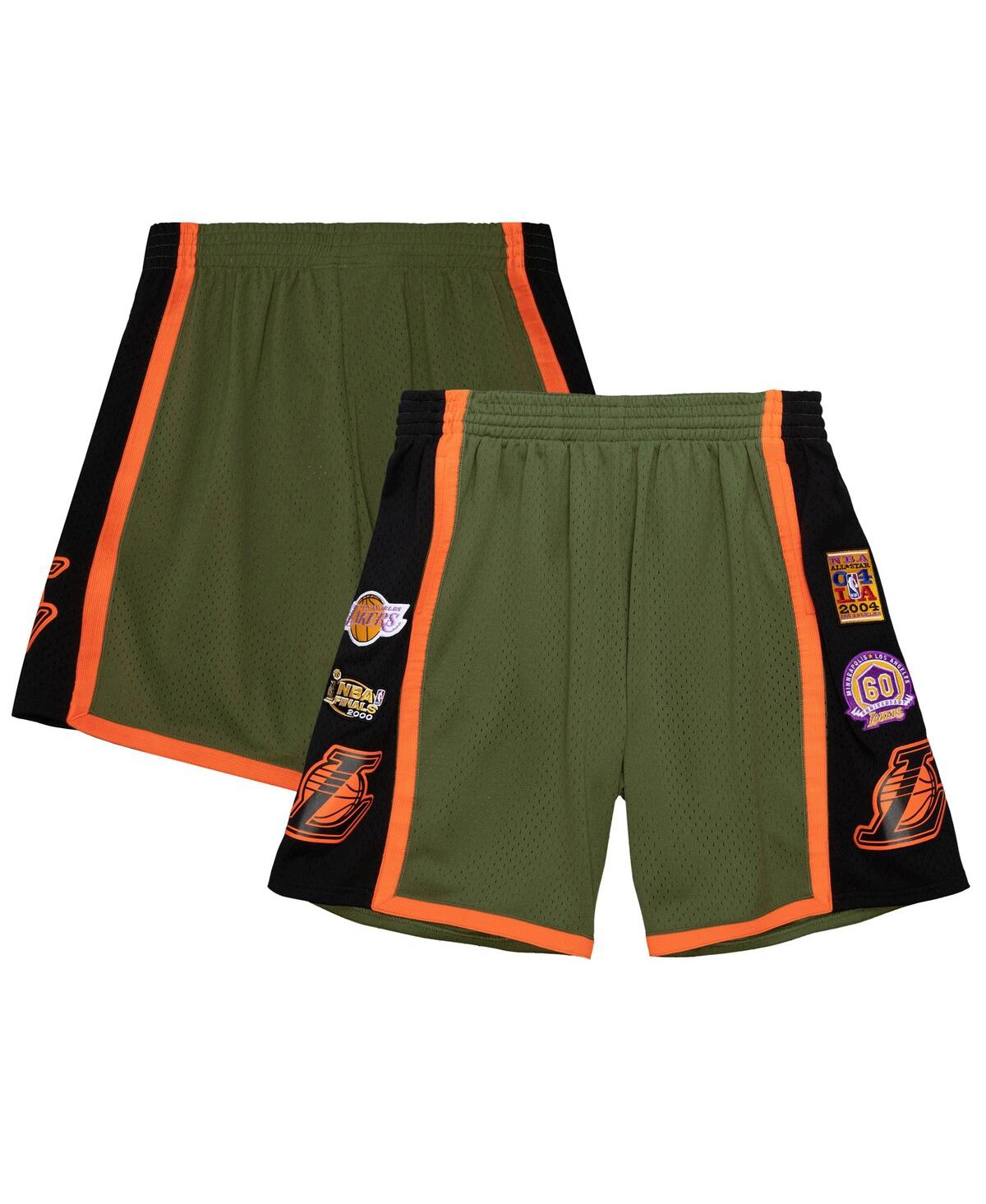 Mitchell & Ness Men's Green Los Angeles Lakers 2009-10 Hardwood Classics Flight Swingman Shorts In Green
