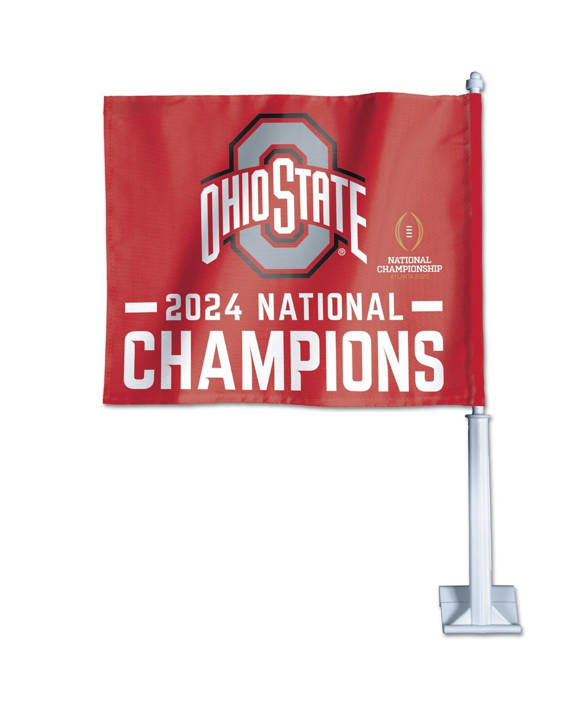 Wincraft Ohio State Buckeyes College Football Playoff 2024 National Champions 11" X 13" Double-sided Car Flag In No Color