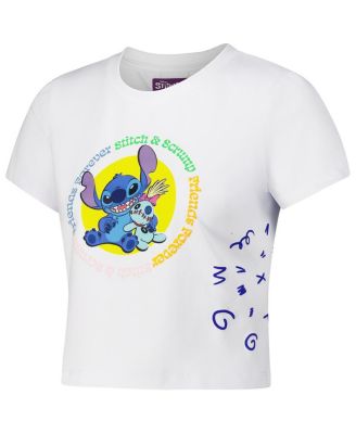 Women's White Lilo and Stitch Scrump Baby Doll T-Shirt