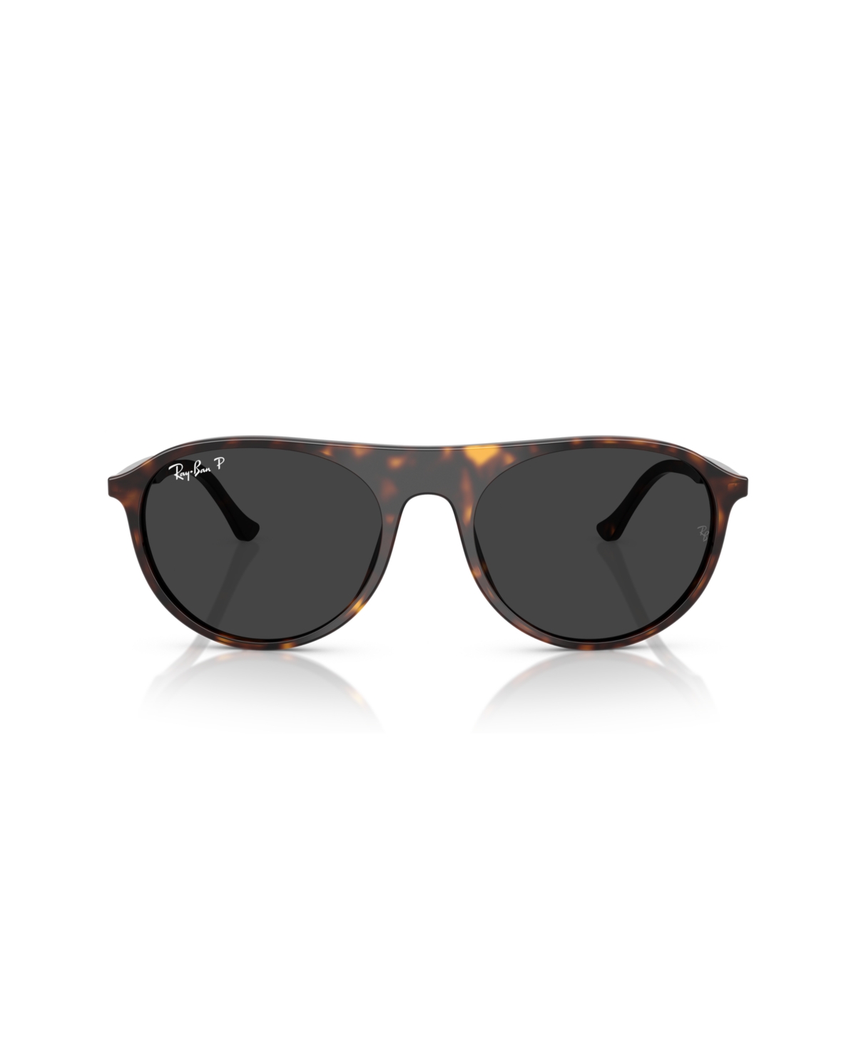 Ray Ban Unisex Polarized Sunglasses, Rb2215 In Havana