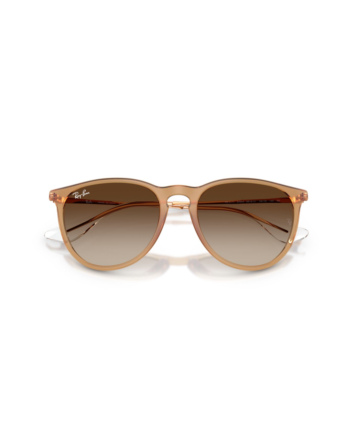Женские солнцезащитные очки Ray-Ban Erika Classic Sunglasses, RB4171, цвет: Каучуковый бежевый — фото 2