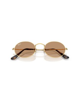 Unisex Oval Metal Sunglasses, RB3547