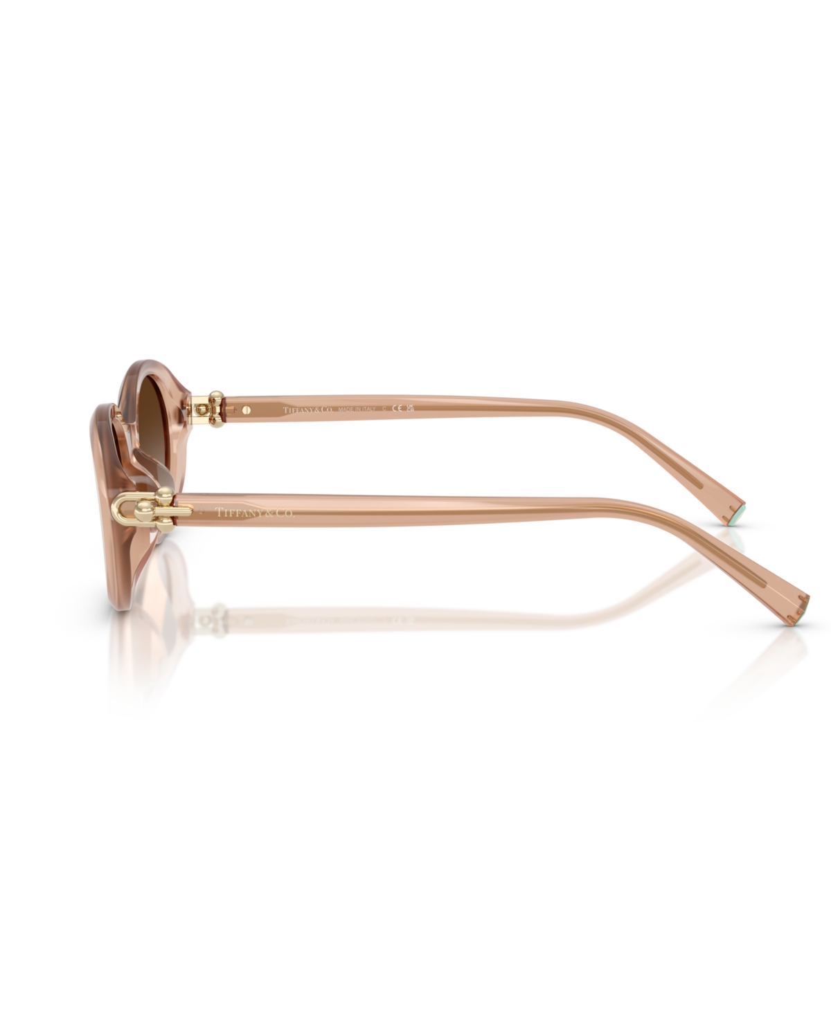 Tiffany & Co Acetate Oval Tf4242d Sunglasses In Opal Nude