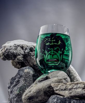 Marvel Heroes Stemless Drinking Glasses, Set of 4