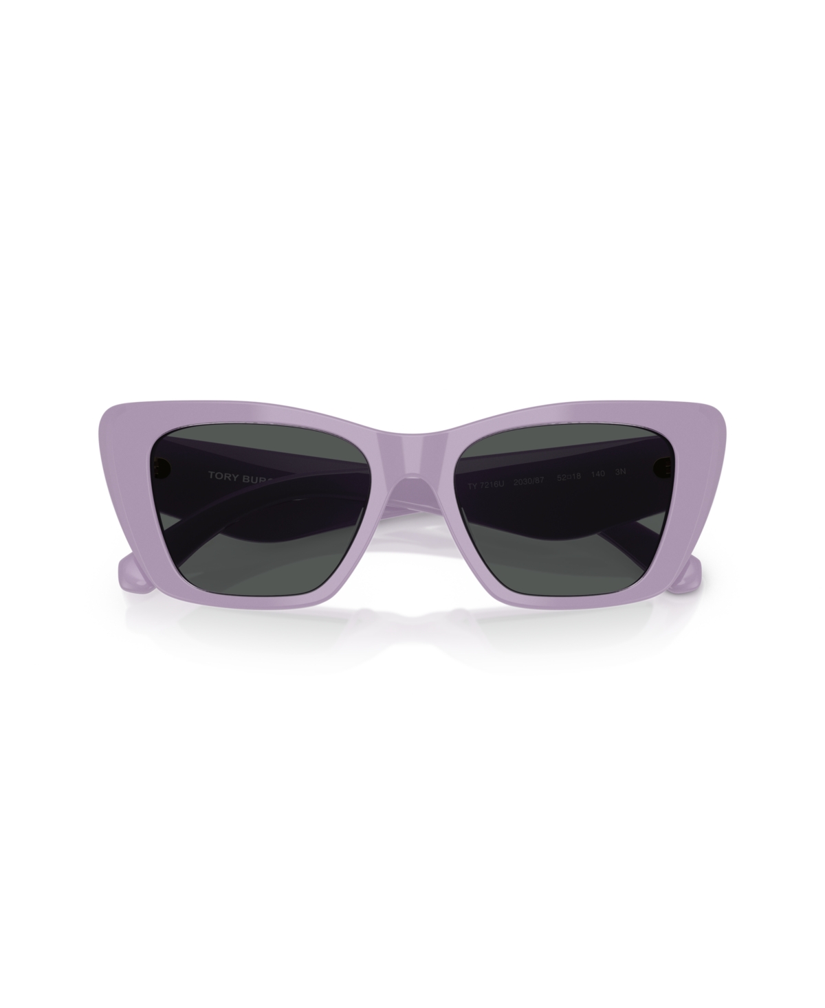 Tory Burch Ty7216u Cat-eye Acetate Sunglasses In Purple