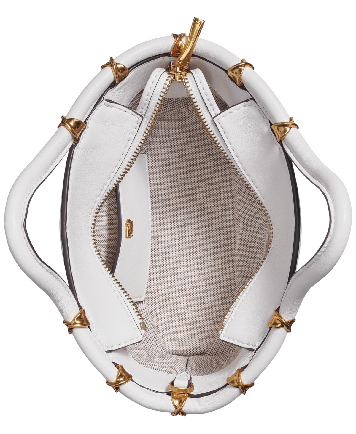 Donna Karan Chiffon Mini Crossbody Bag In Brillant White