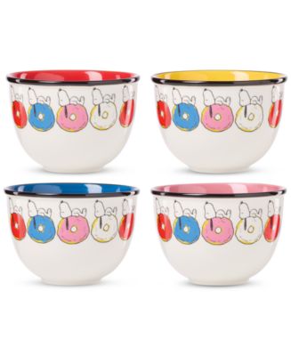 Lenox Chef Snoopy Porcelain Dessert Bowls, Set of 4 - Macy's