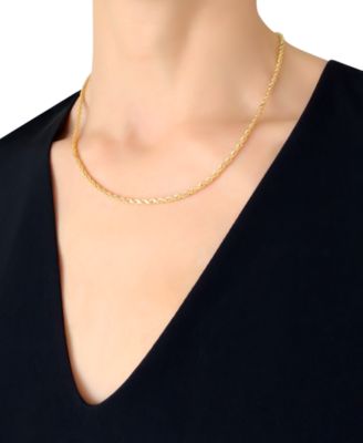 Rope 20 Chain Necklace in 14k Gold