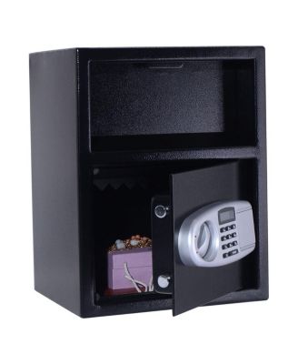 Digital Safe Box Depository Drop Deposit Front Load Cash Vault Lock Home Jewelry