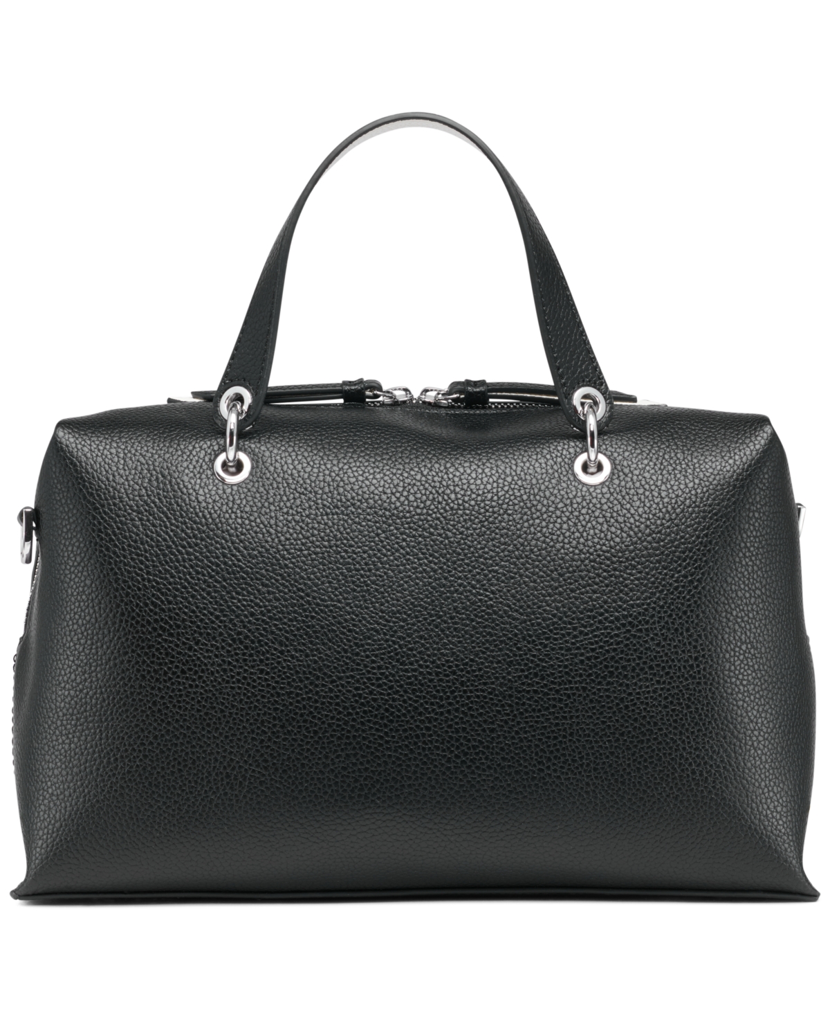 Calvin Klein Cali Medium Satchel Bag In Black,white