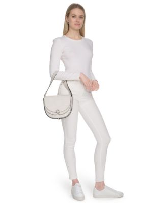 Crisell Soft Croco Saddle Crossbody