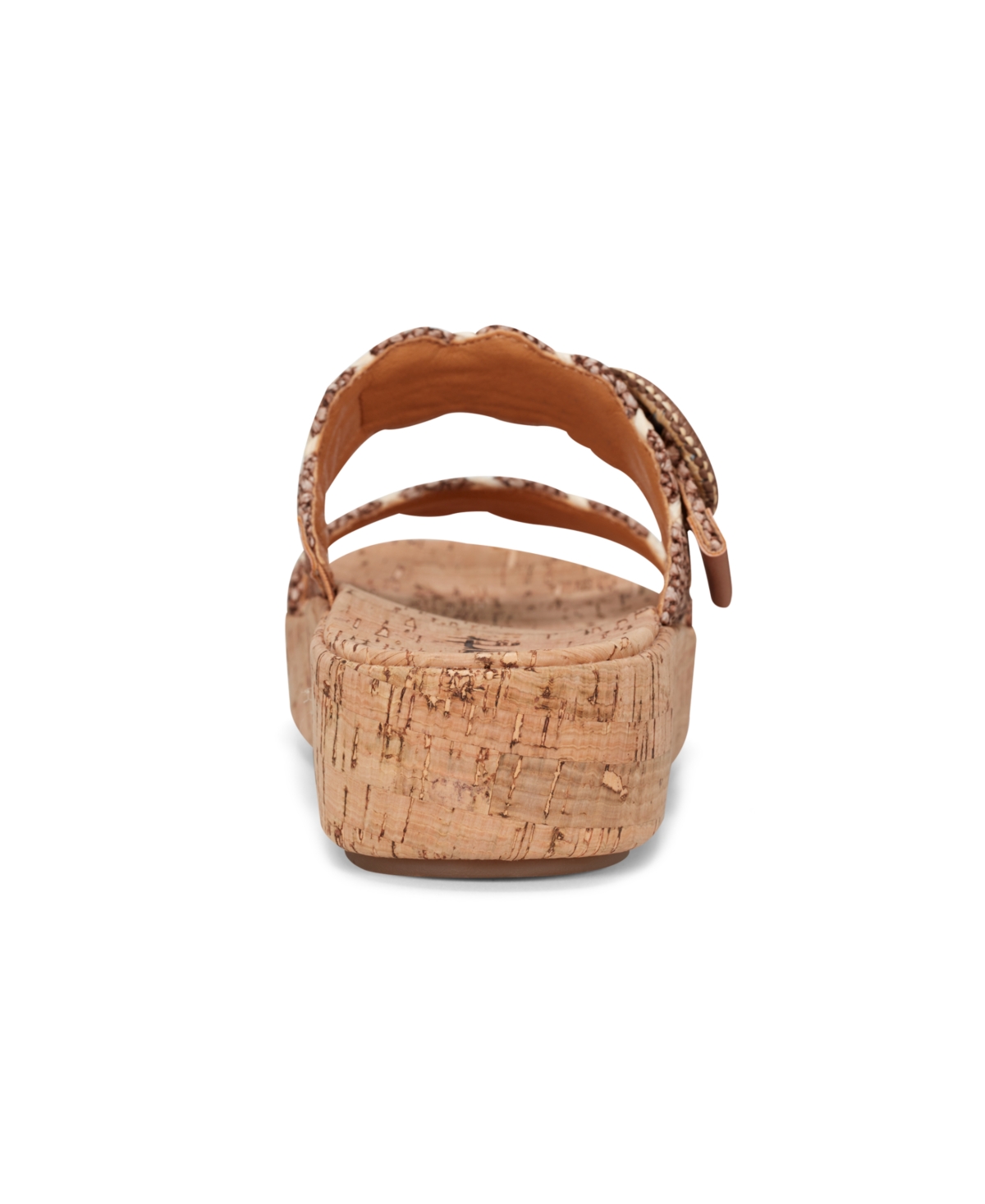 Shop Earth Women's Subtle Woven Slip-on Platform Sandals In Brown