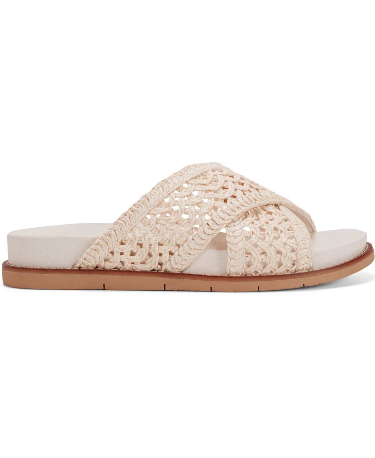 Earth Women's Flurry Woven Crisscross Flat Sandals In Neutral
