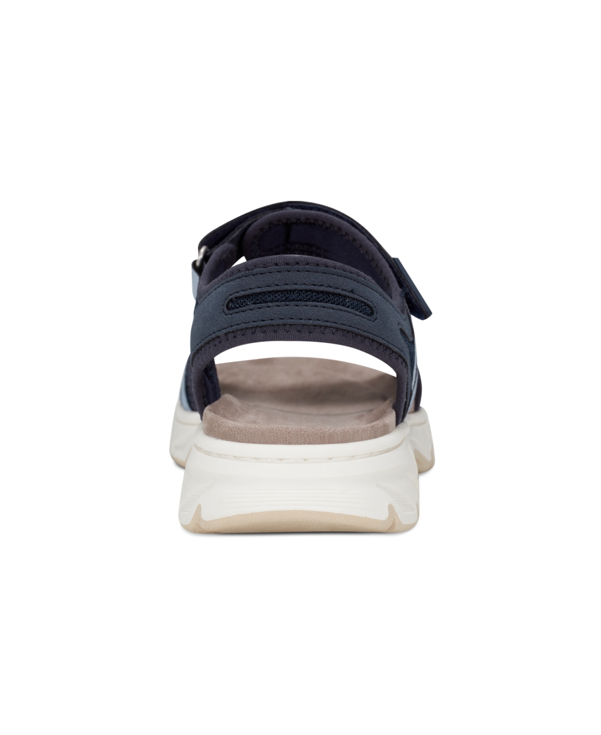 Shop Earth Women's Venny Banded Sporty Flat Sandals In Dark Blue Multi