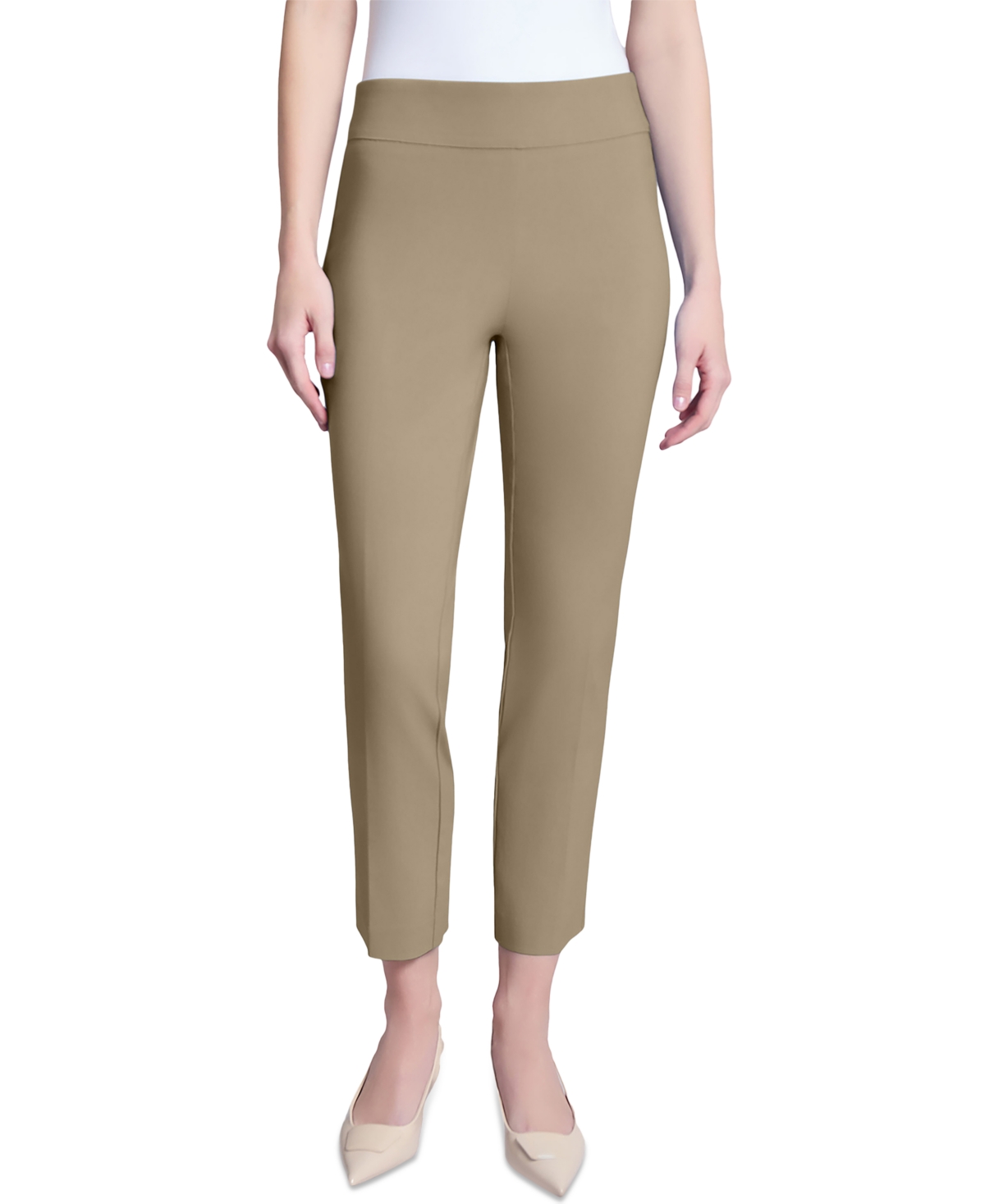 Women's Slim-Fit Pull-On Ankle Pants - Chintz Blue