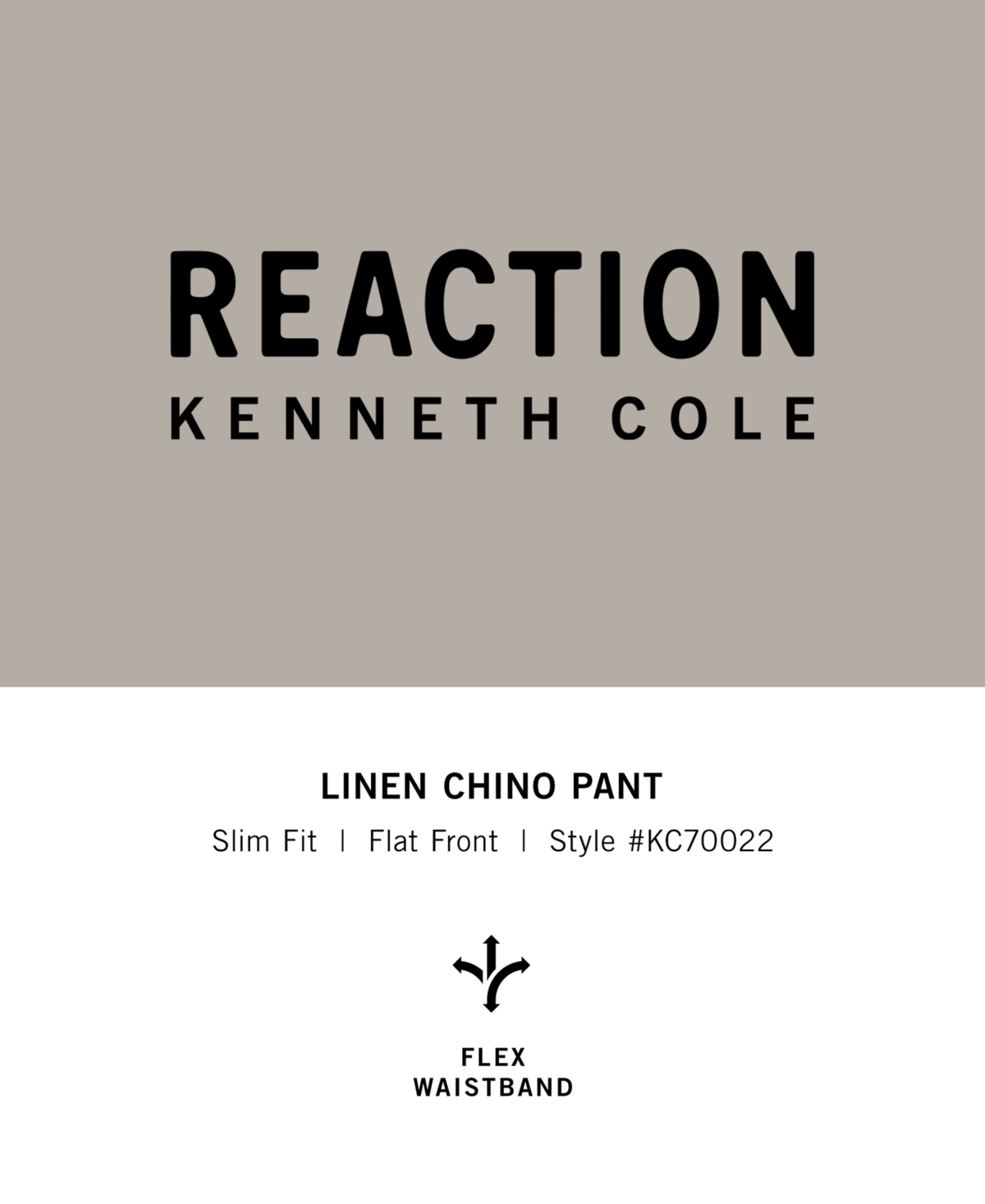 Kenneth Cole Reaction Men's Slim-fit Linen Pants In Black