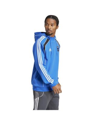 Adidas Men's Blue San Jose Earthquakes 2025 Travel Pullover Hoodie