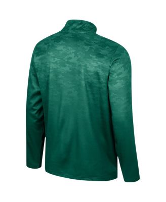 Men's Green Baylor Bears The Machine Half-Zip Jacket