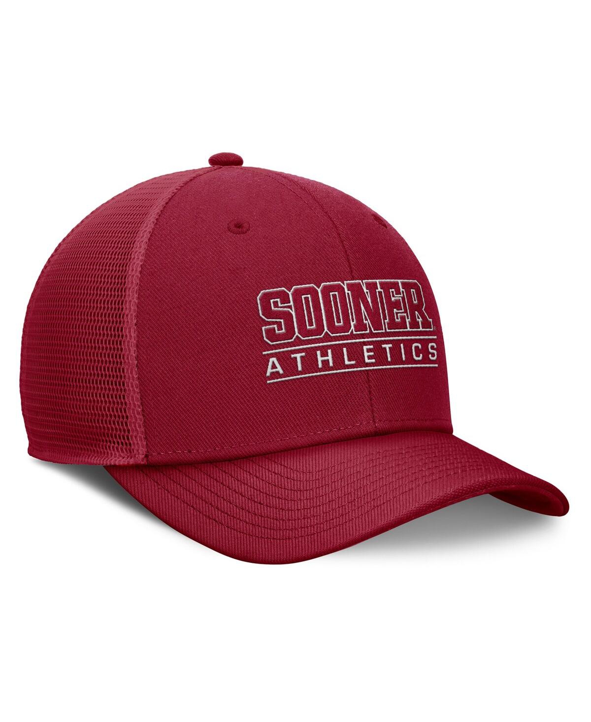 JORDAN MEN'S CRIMSON OKLAHOMA SOONERS RISE ADJUSTABLE HAT 
