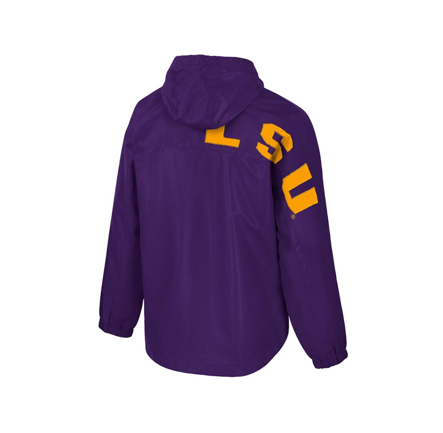Men's Purple LSU Tigers Reloaded Anorak Half-Zip Jacket