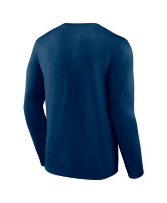 Men's Deep Sea Blue Seattle Kraken Rinkside Long Sleeve T-Shirt