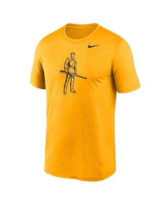 Men's Gold West Virginia Mountaineers Primetime Legend Alternate Logo T-Shirt