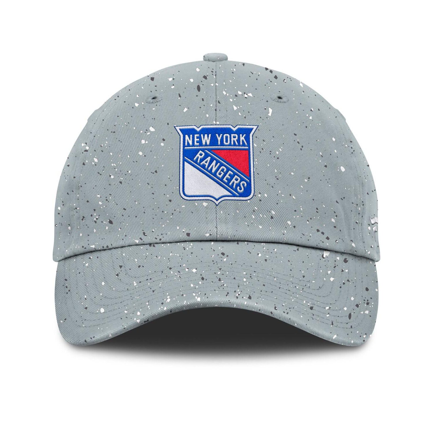 Women's Gray New York Rangers Heritage Snow Day Speckle Adjustable Hat