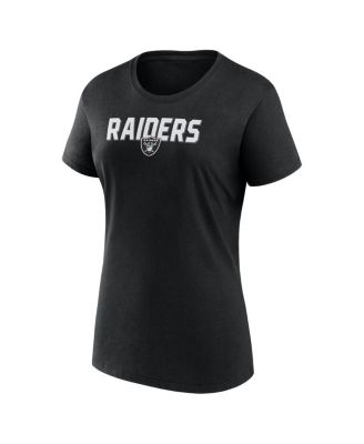 Women's Black Las Vegas Raiders Lean T-Shirt