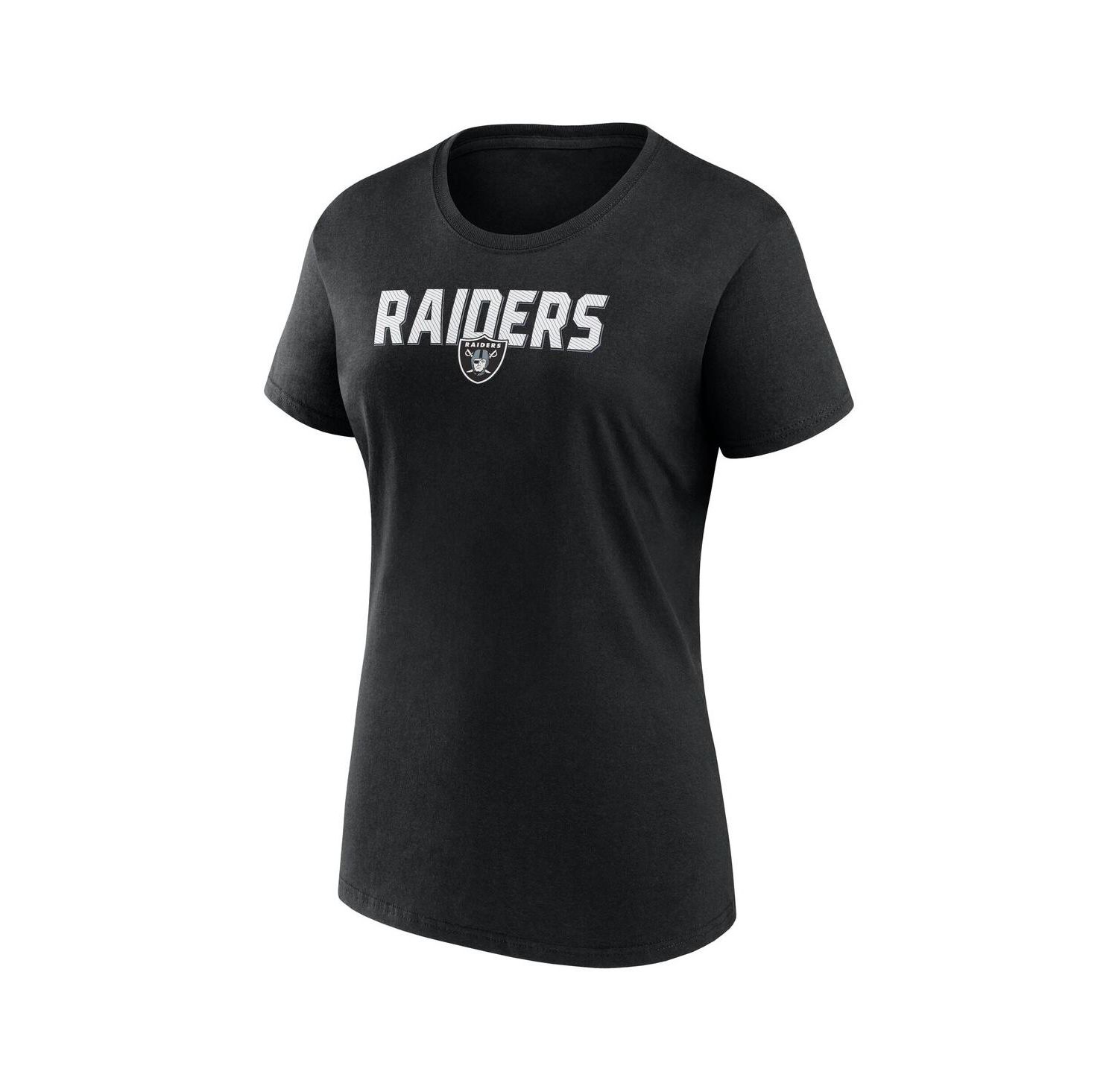 Women's Black Las Vegas Raiders Lean T-Shirt