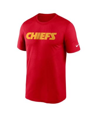 Men's Red Kansas City Chiefs Wordmark Legend T-Shirt