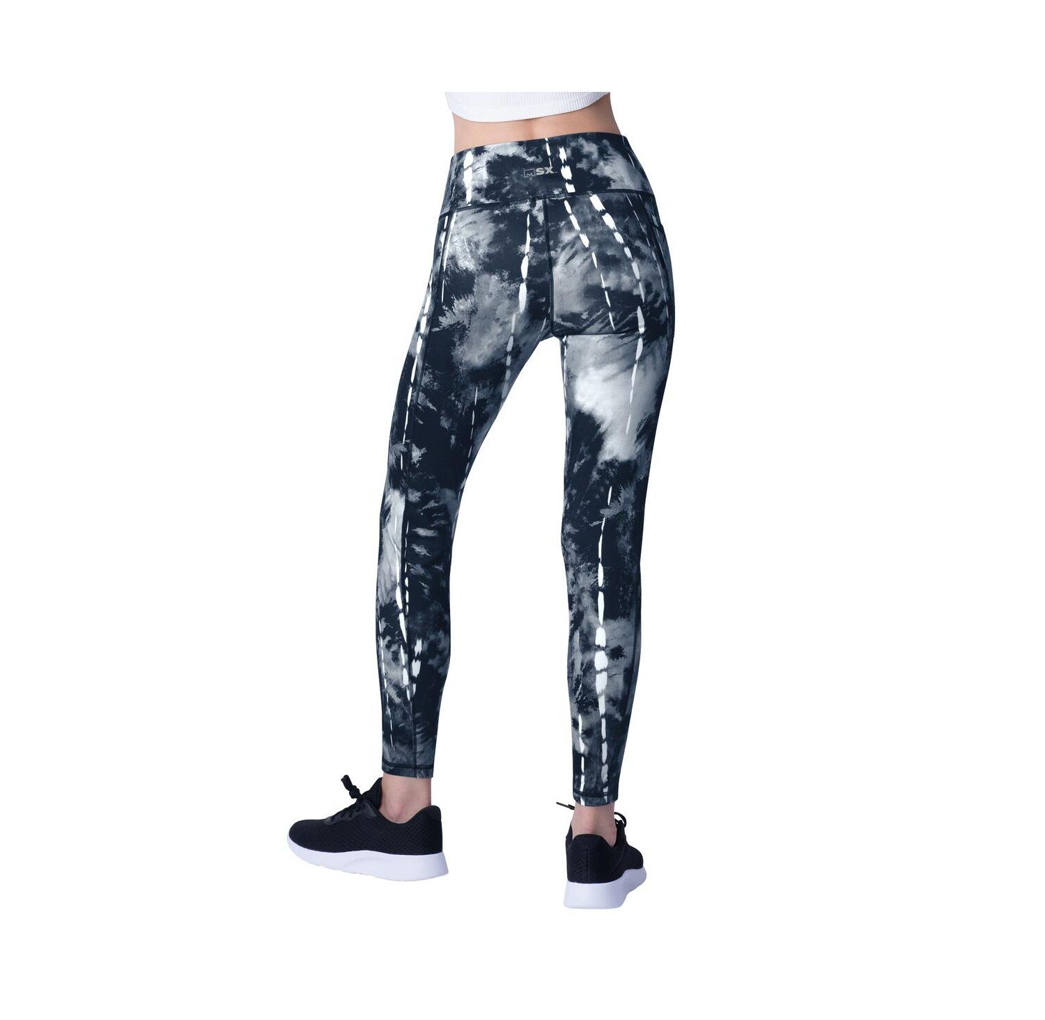 Women's Navy Buffalo Bills Serena Tie-Dye Leggings