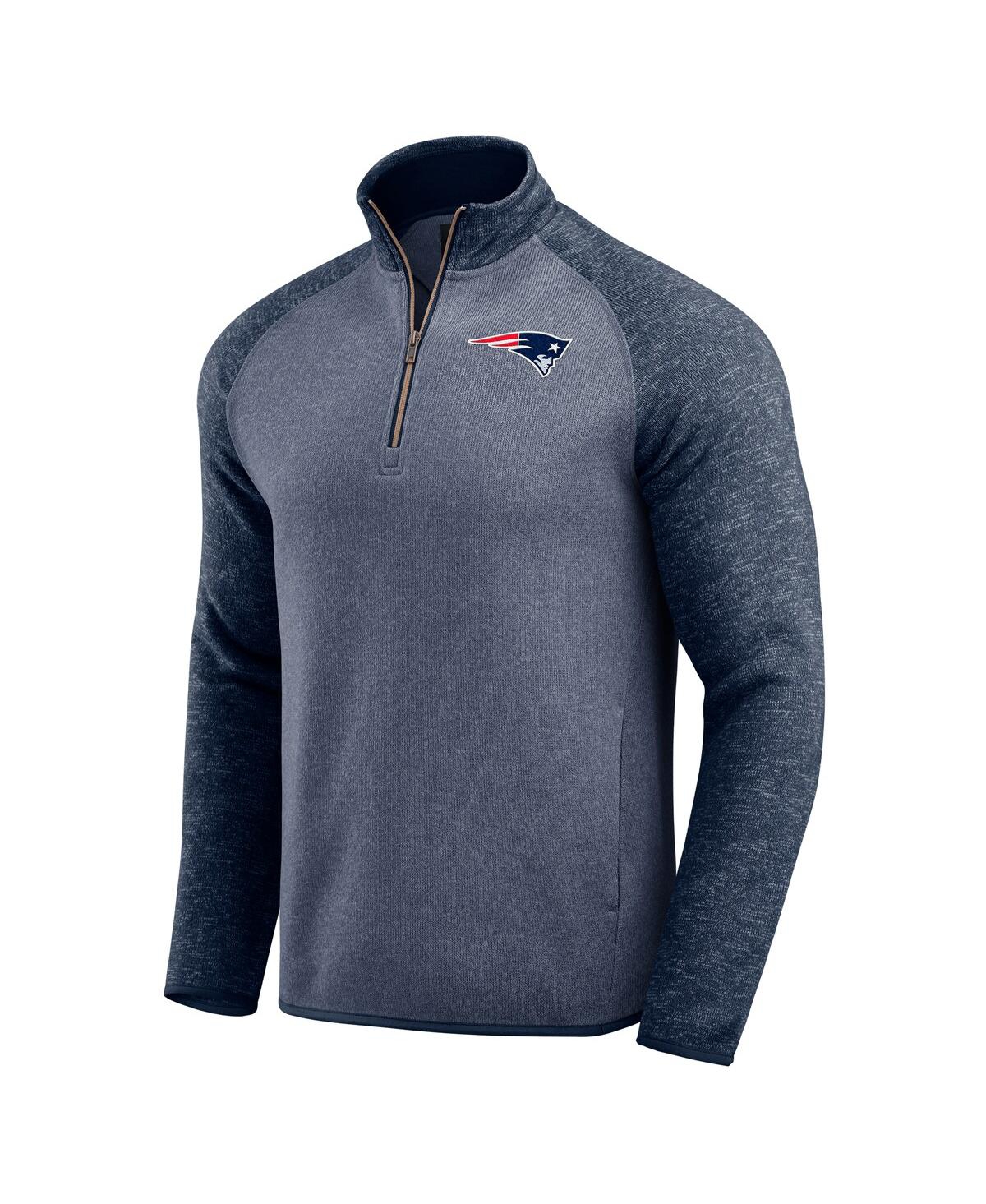 Fanatics Darius Rucker Collection By  Men's Navy New England Patriots Tonal Quarter-zip Jacket In Navy