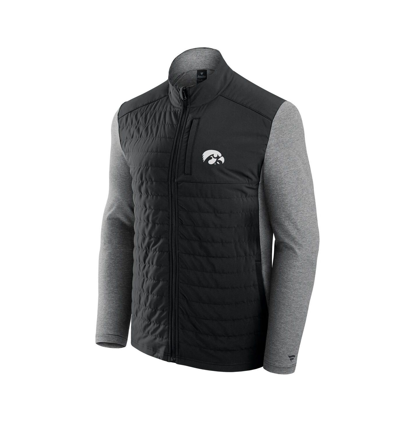 Мужская куртка Fanatics Black Iowa Hawkeyes Tonal Primary Logo Full-Zip — фото 3
