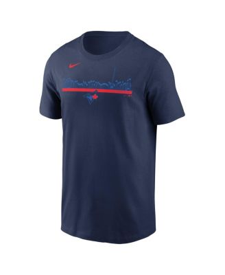 Men's Navy Toronto Blue Jays 2-Hit Speed City Connect T-Shirt