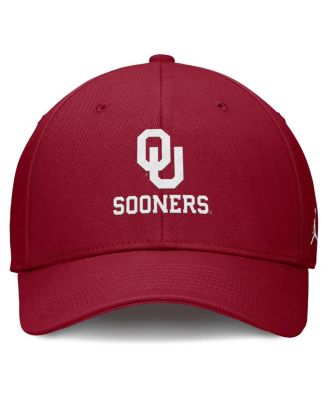 Men's Crimson Oklahoma Sooners Campus Club Adjustable Hat