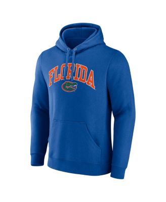 Men's Royal Florida Gators Arched Logo Pullover Hoodie